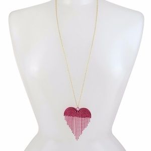 Betsey Johnson Unbreak My Heart Chain Necklace NWT